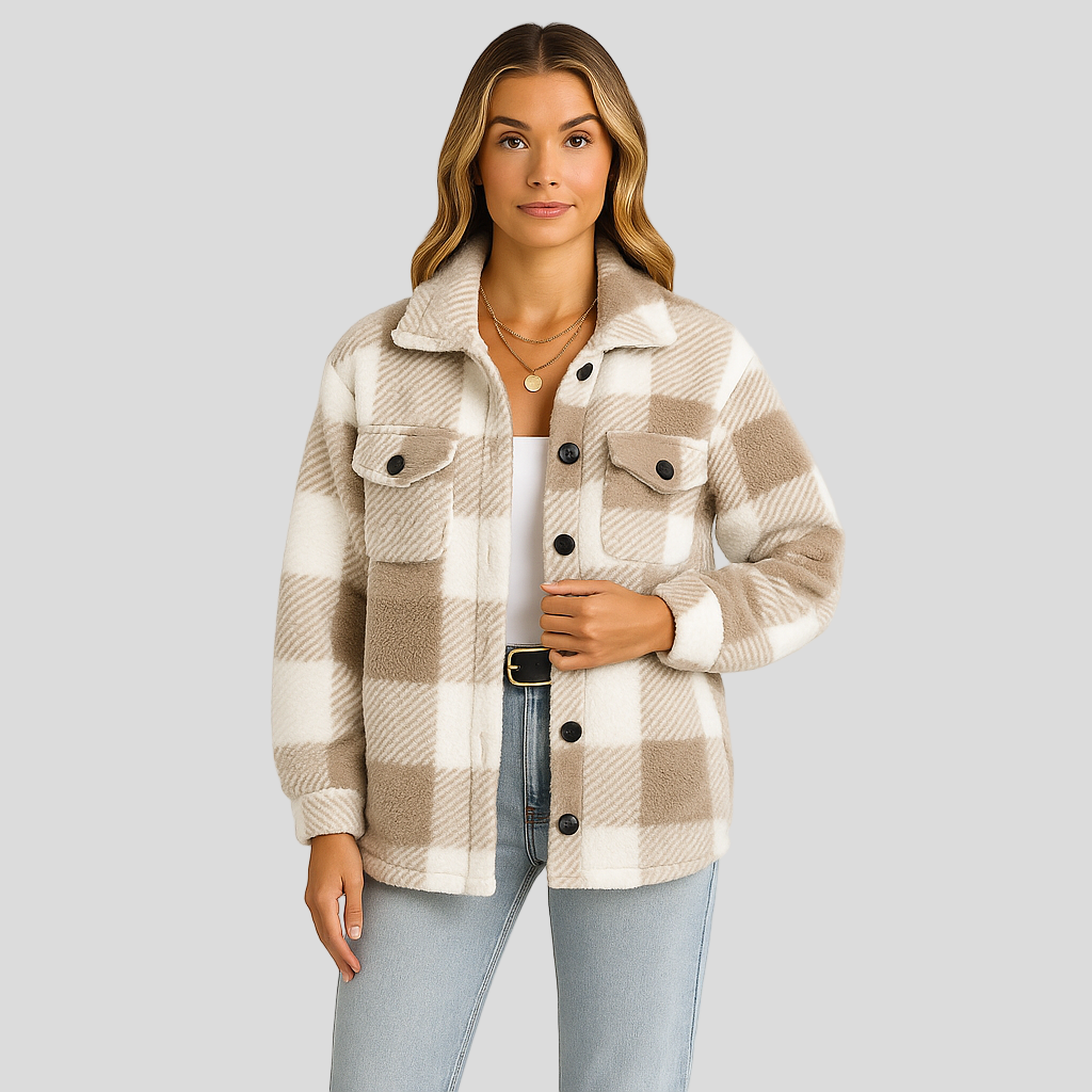 Lorren | Veste à motif avec braguette pour automne et hiver