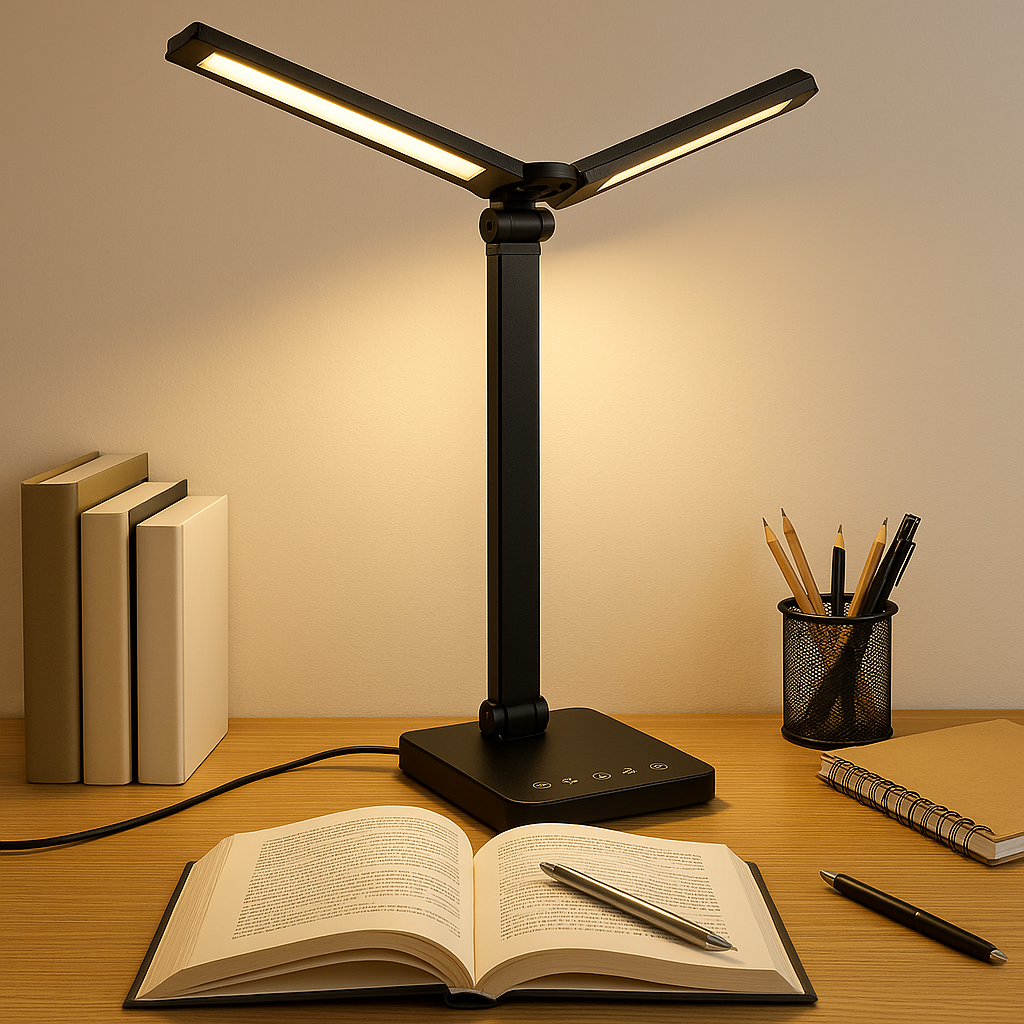 Luméno | Lampe de bureau LED pliable et réglable