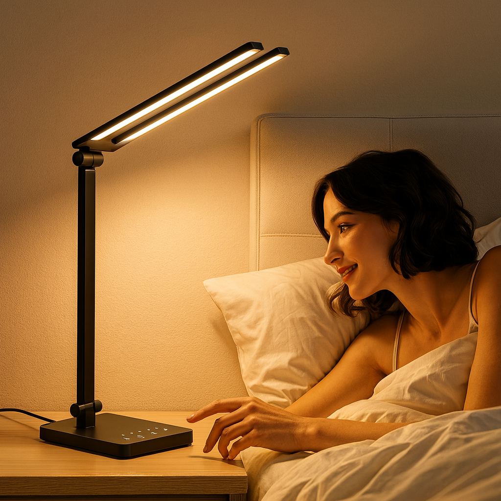 Luméno | Lampe de bureau LED pliable et réglable