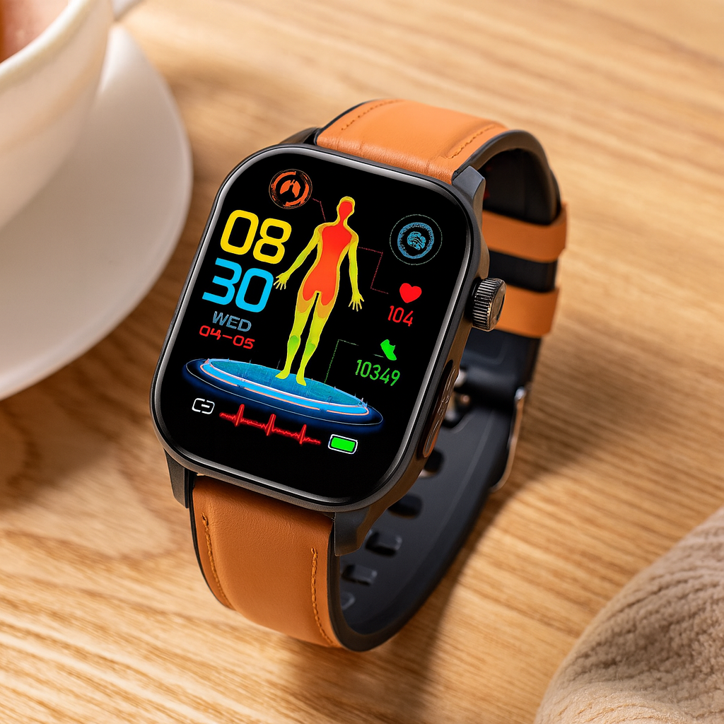 Lumivex | VitalEdge Montre connectée de fitness avec ECG suivie de santé