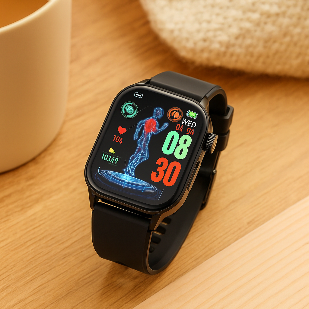 Lumivex | VitalEdge Montre connectée de fitness avec ECG suivie de santé