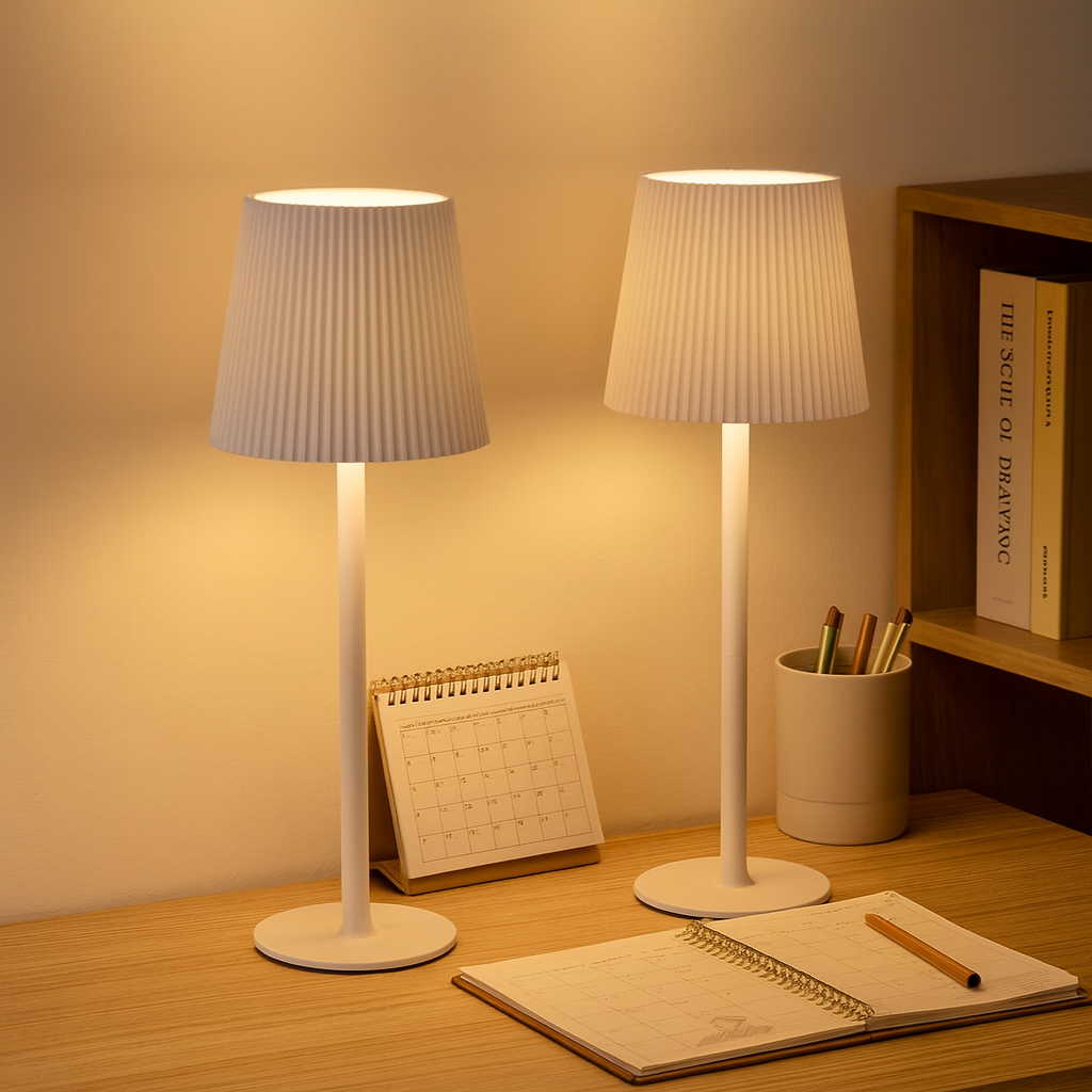 Lumora | Lampe de bureau et de chevet LED rechargeable
