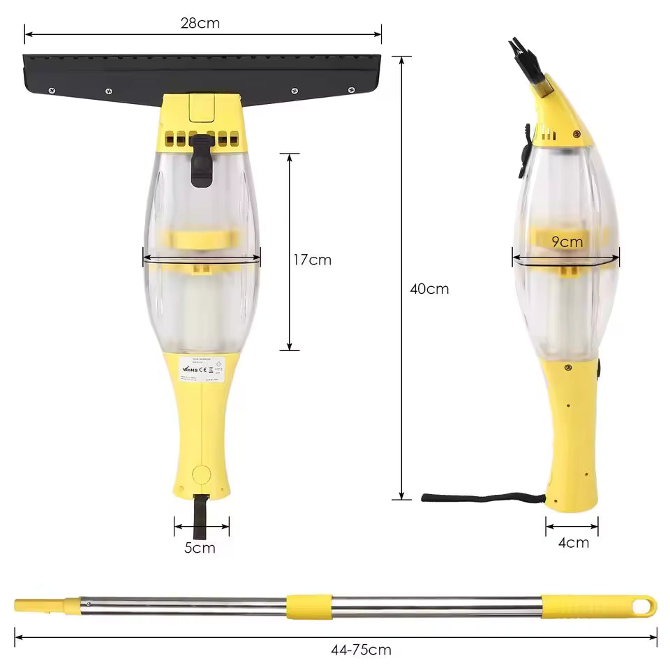 Lustris | Kit d'aspirateur électrique pour fenêtres