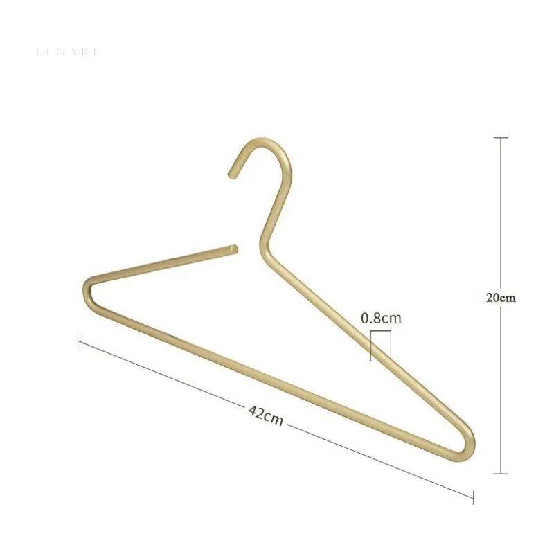 HangerSet - cintres métalliques modernes et fins (4+1 pièces)