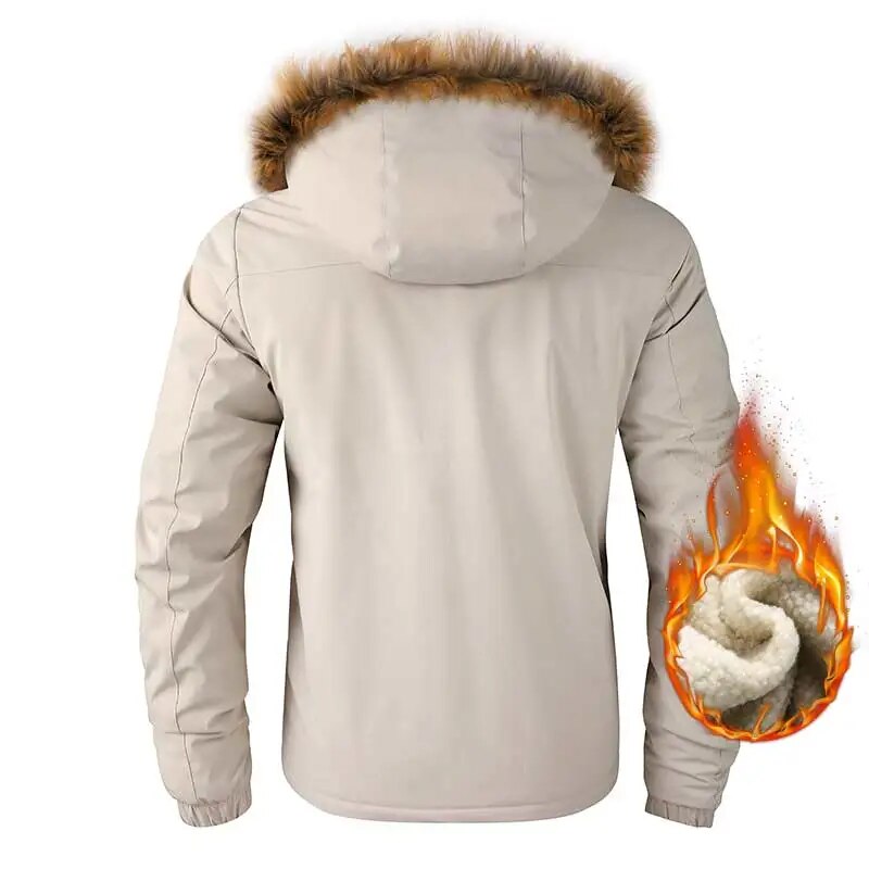 Chris - Veste à capuche en polaire avec zip