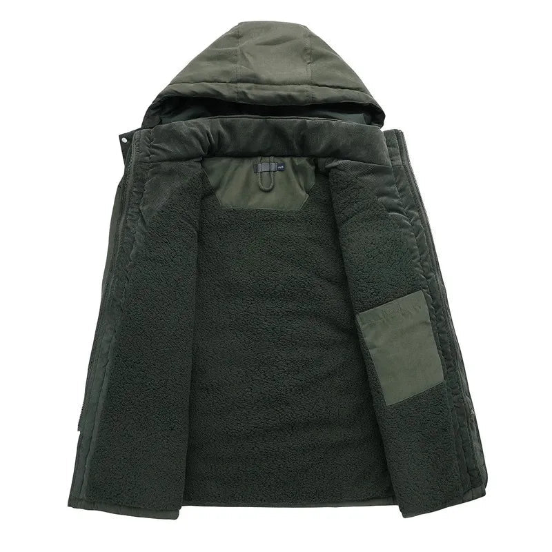 Sven - Veste en polaire avec capuche et plusieurs poches