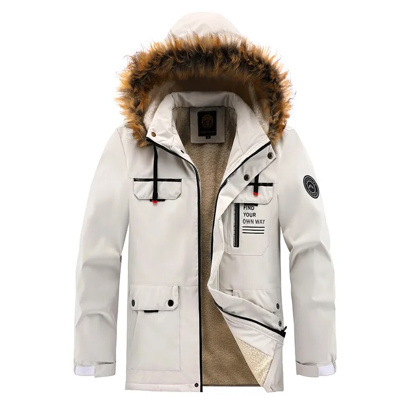 Chris - Veste à capuche en polaire avec zip