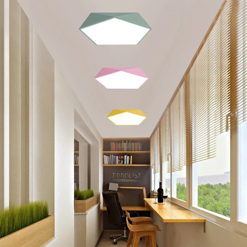 Lampe de loft moderne HexaGlow – Design élégant et unique