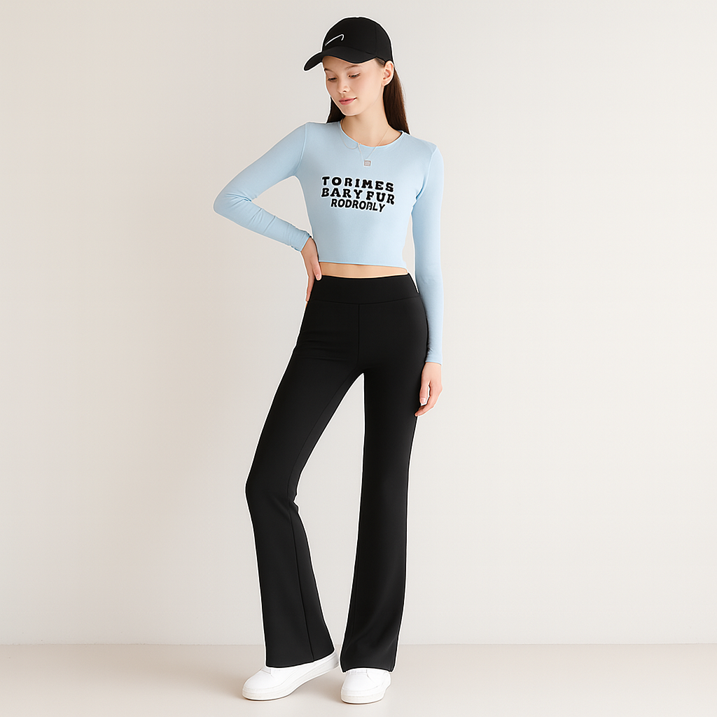 Marielle | Pantalon large à taille haute