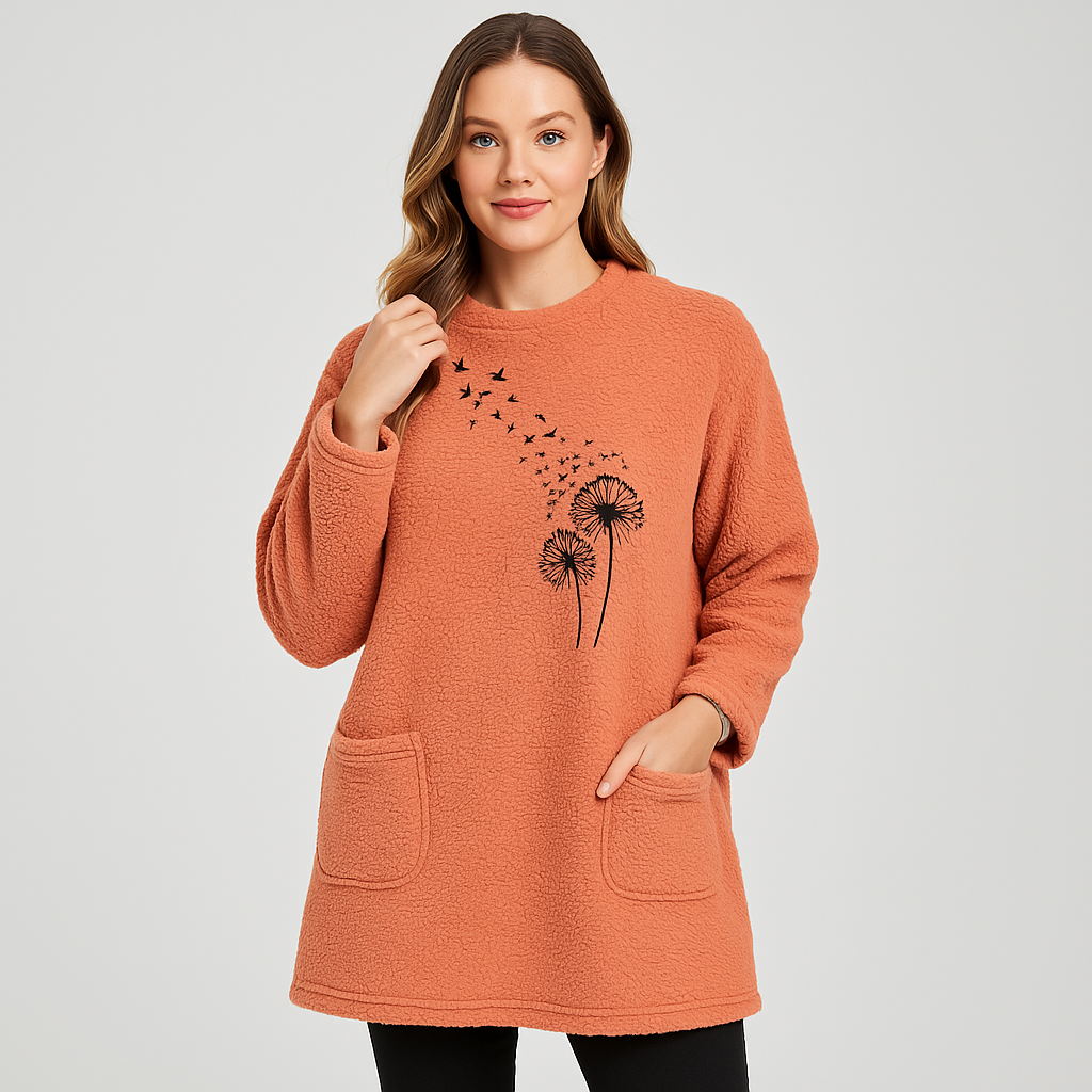 Marlen | Sweat-shirt thermos au pissenlit