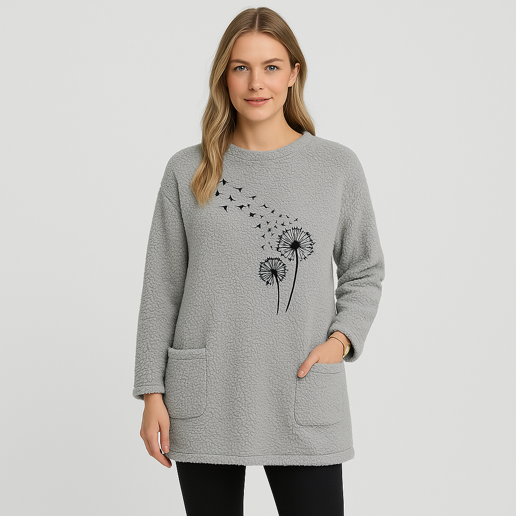 Marlen | Sweat-shirt thermos au pissenlit