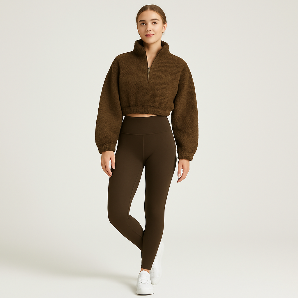 Marlis | Ensemble de yoga doublé en polaire
