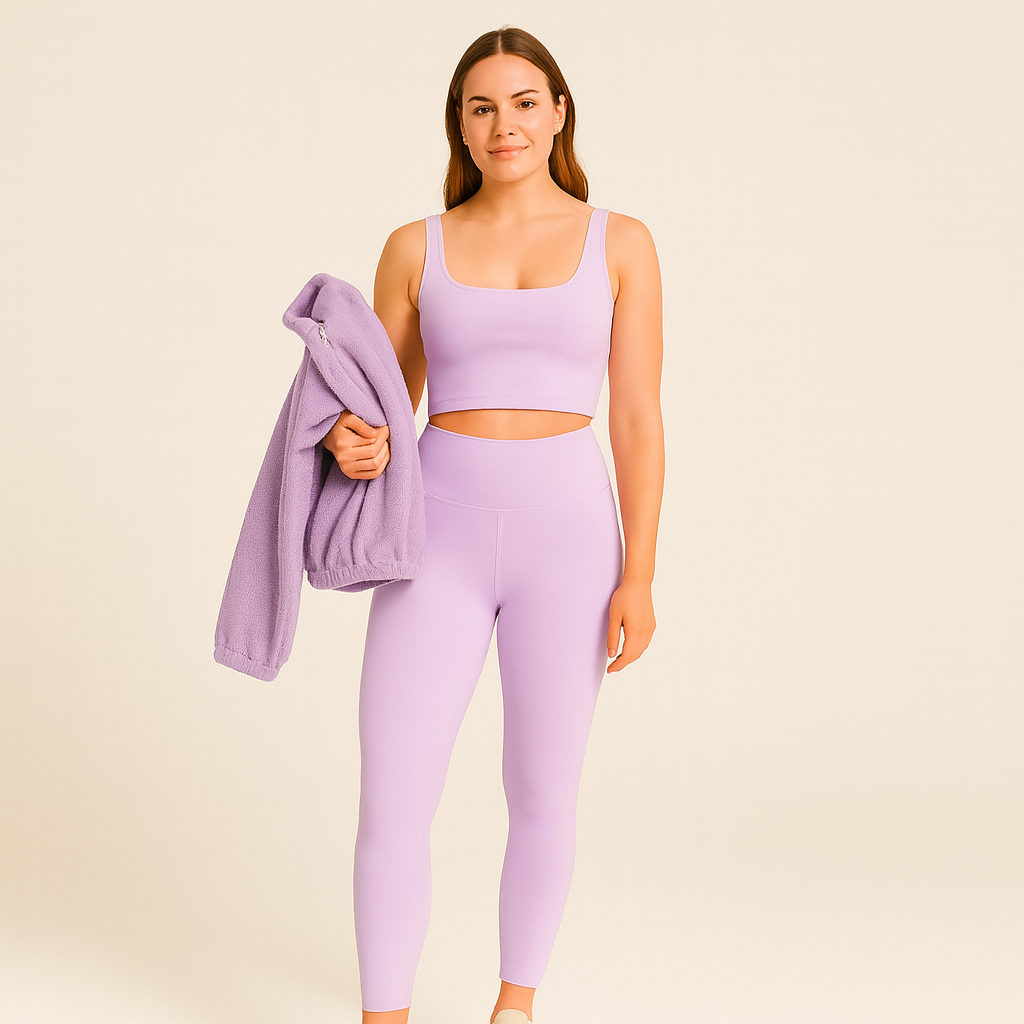 Marlis | Ensemble de yoga doublé en polaire