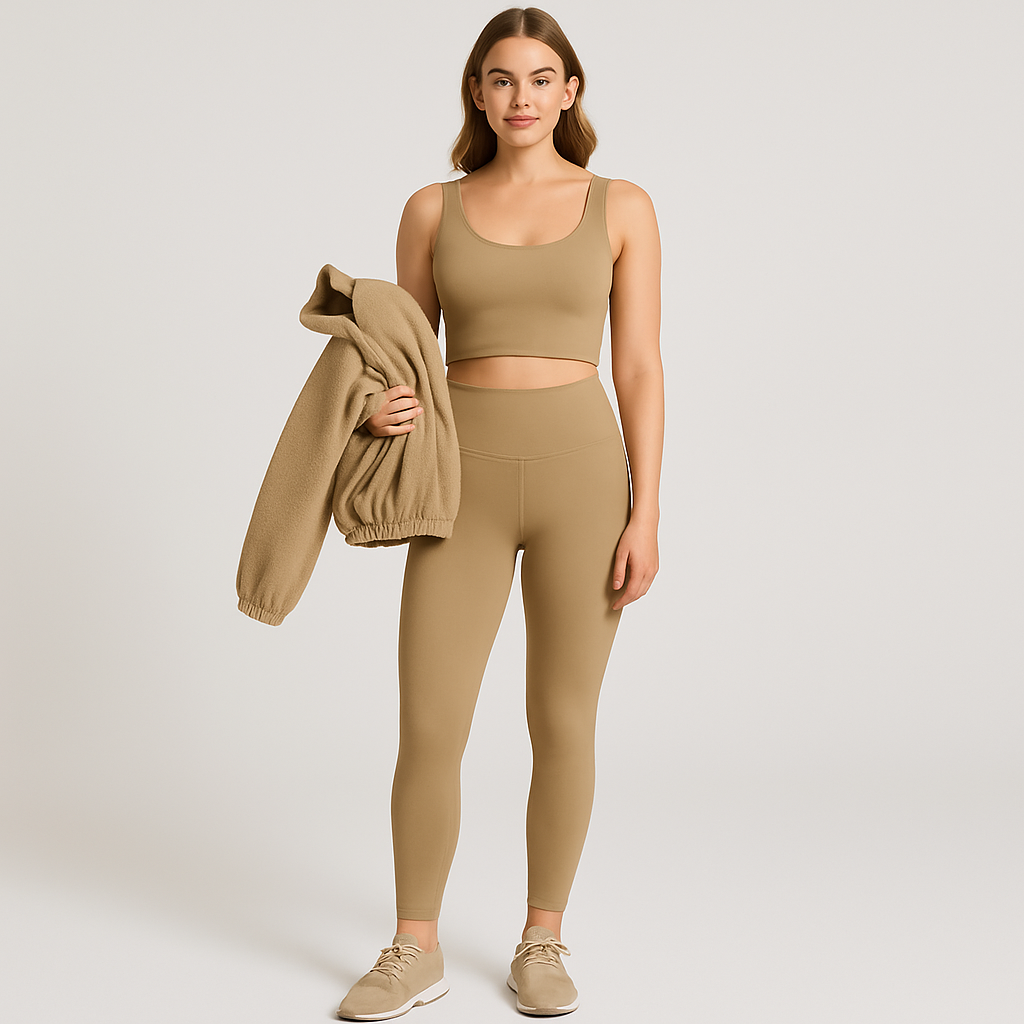 Marlis | Ensemble de yoga doublé en polaire