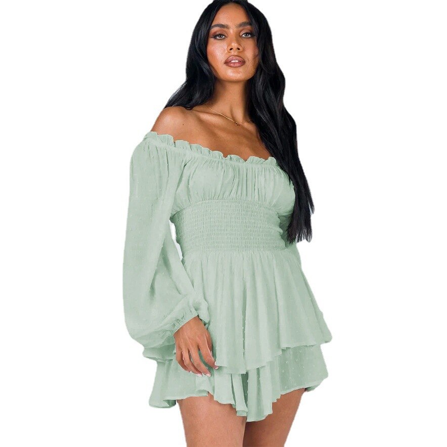 Robe d'été élégante à épaules dénudées Sophia pour femme