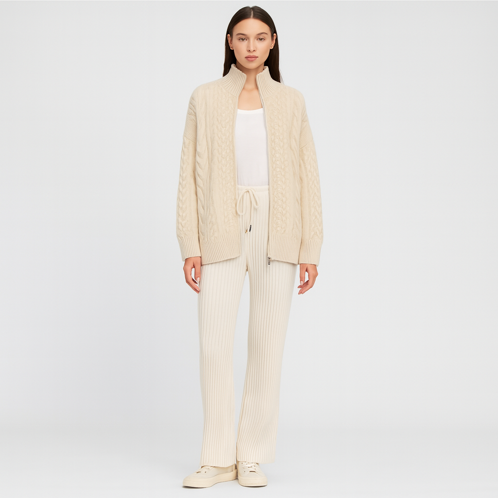 Cardigan en cachemire Mila – Pullover pour femmes à manches longues en cachemire