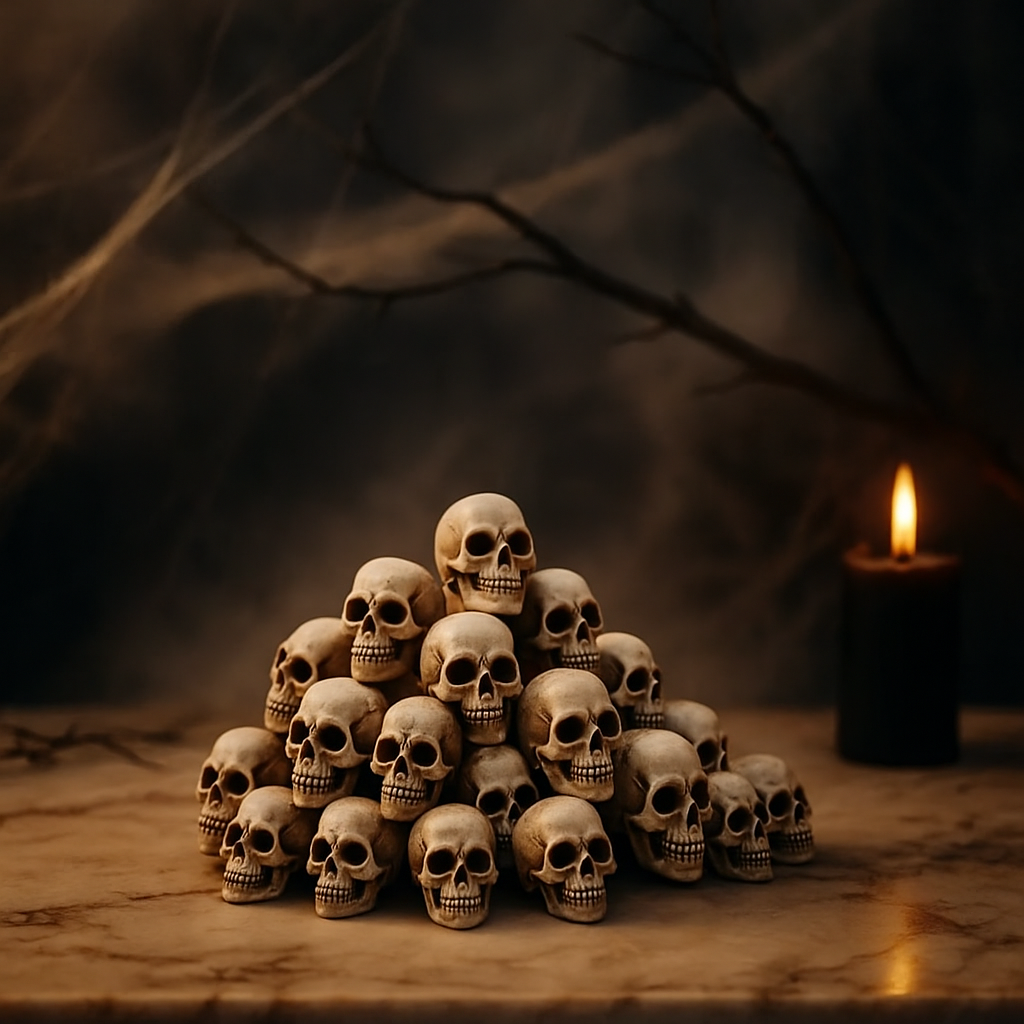 Ensemble de mini-sculptures – 30/50/100 figurines pour Halloween et décoration de jardin