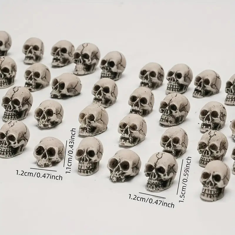 Ensemble de mini-sculptures – 30/50/100 figurines pour Halloween et décoration de jardin