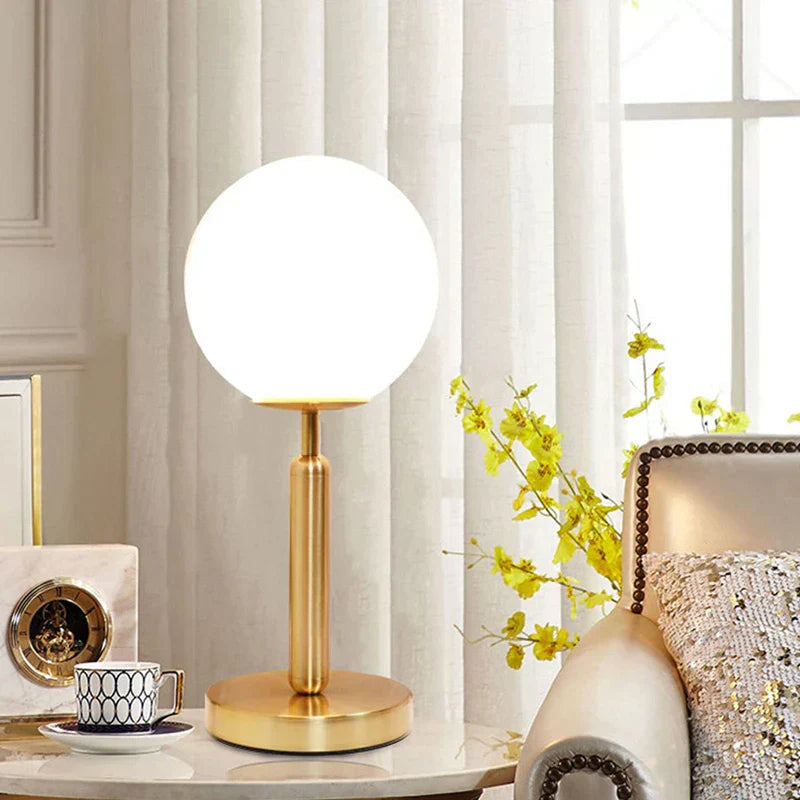 SphereElegant - Lampe de table à éclairage design globe