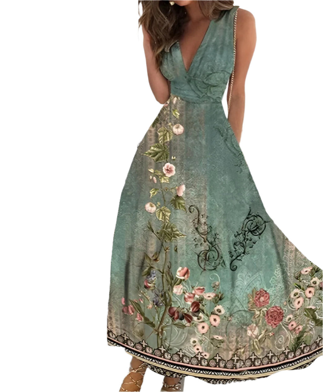 Robe d'été sans manches Sofie pour femmes - Élégante et confortable