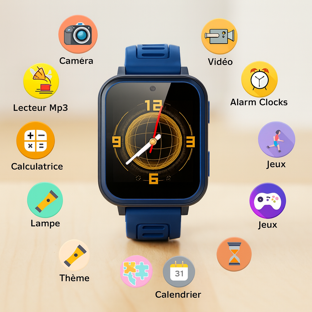 Montre connectée tout-en-un pour enfants - Un cadeau parfait pour les enfants