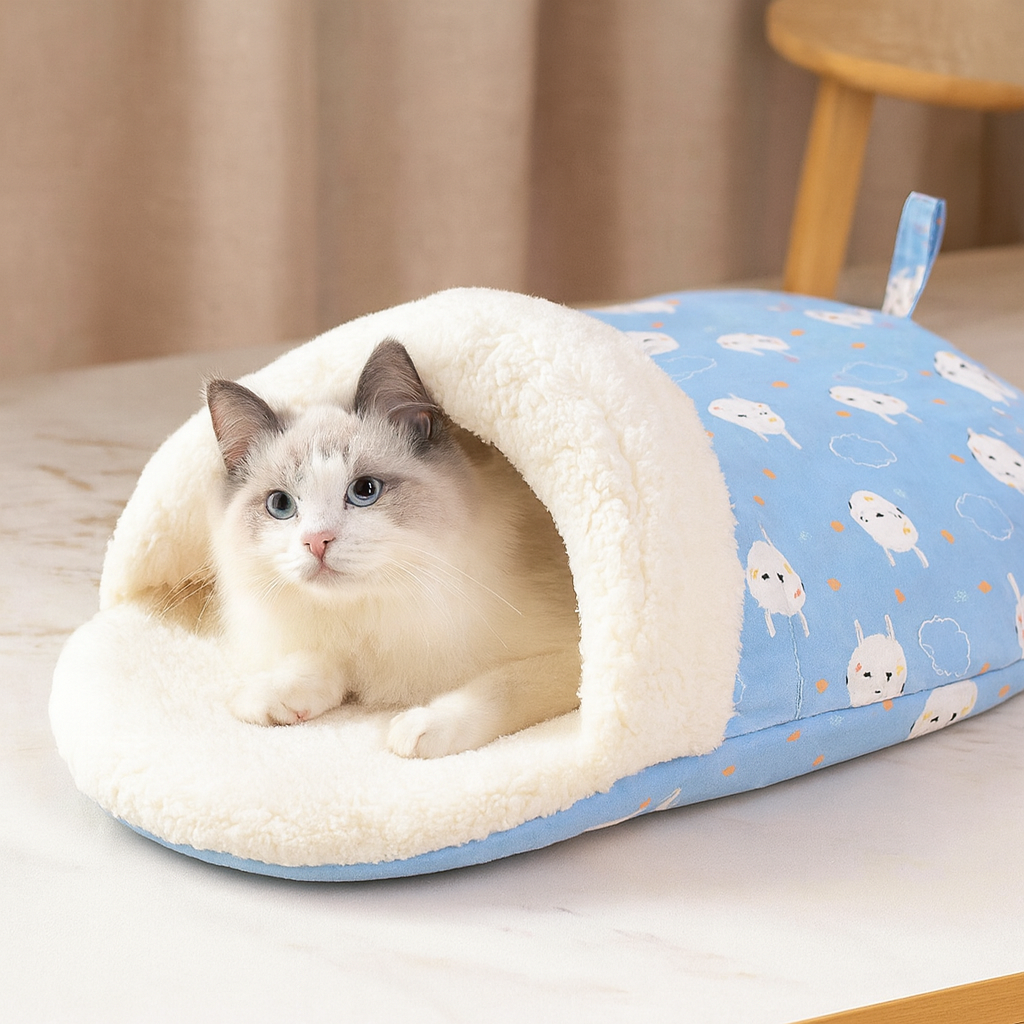 MoonLounge | Nid douillet en peluche pour chats