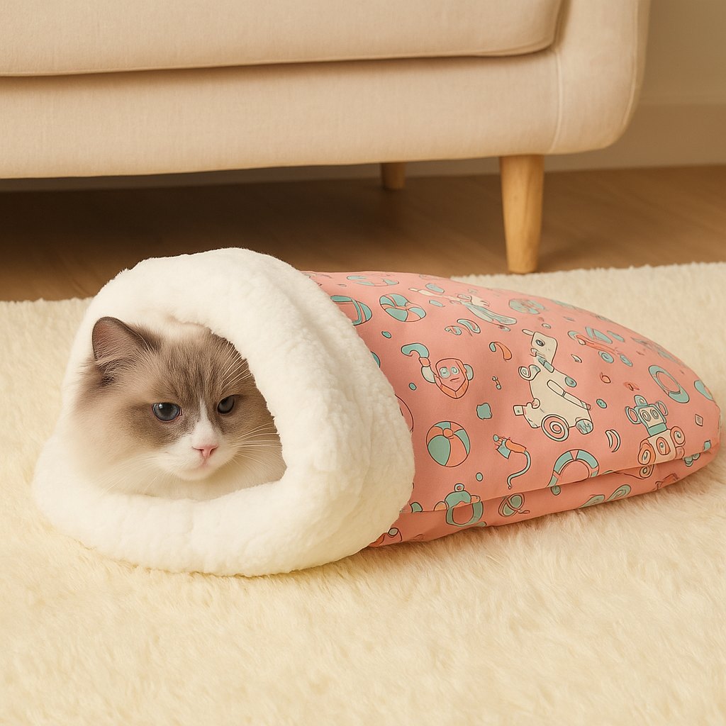 MoonLounge | Nid douillet en peluche pour chats
