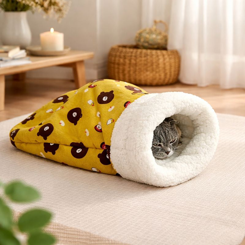 MoonLounge | Nid douillet en peluche pour chats