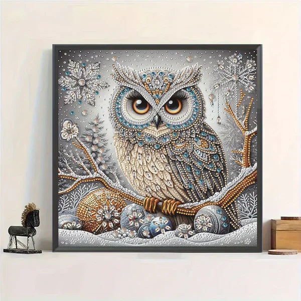 LumiOwl - Élégance étincelante dans l'art du diamant