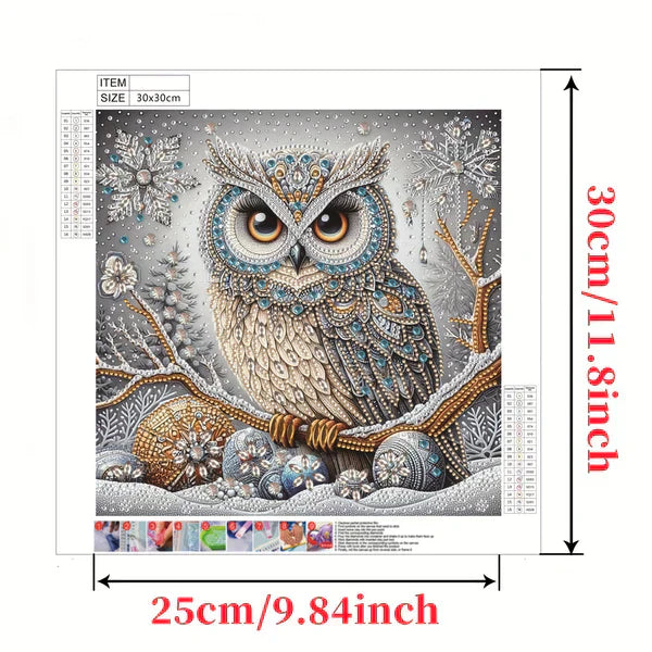 LumiOwl - Élégance étincelante dans l'art du diamant
