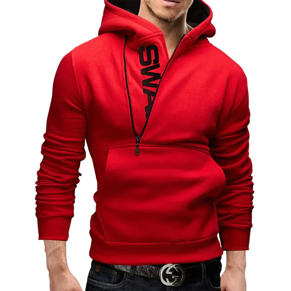 Veste à capuche stylée Sander avec fermeture éclair sur le côté