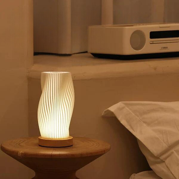 WaveGlow - Lampe de bureau USB à double teinte