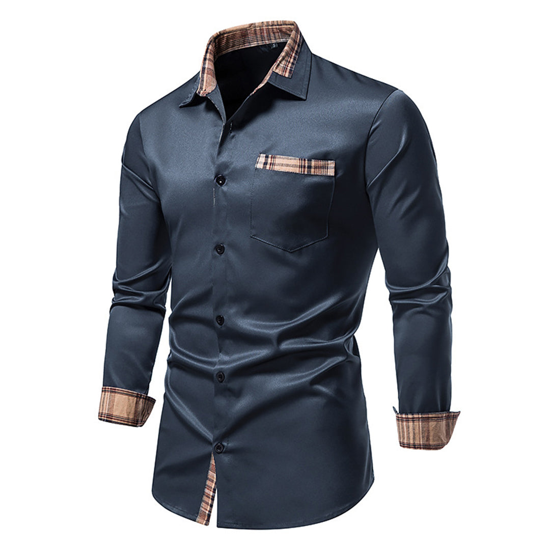 Noah - Chemise décontractée à manches longues avec boutons et poches