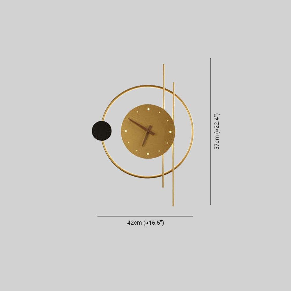 GlowTime - Horloge murale LED moderne