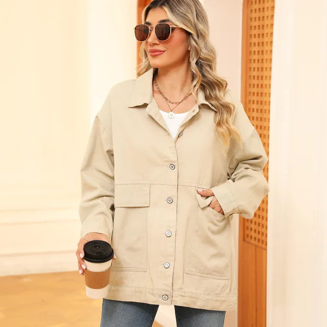 Veste en denim à manches longues Brina