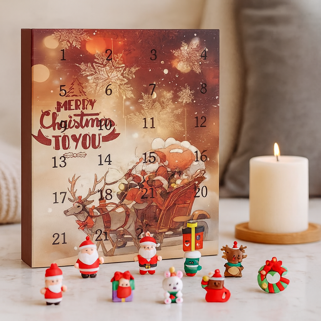 Noelvia | Coffret surprise calendrier de l'Avent 24 pièces