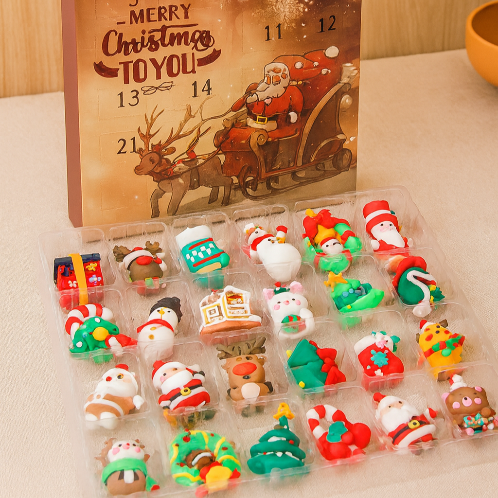 Noelvia | Coffret surprise calendrier de l'Avent 24 pièces