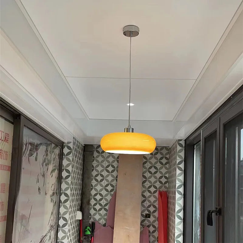LumiOval - Élégante suspension en verre ovale
