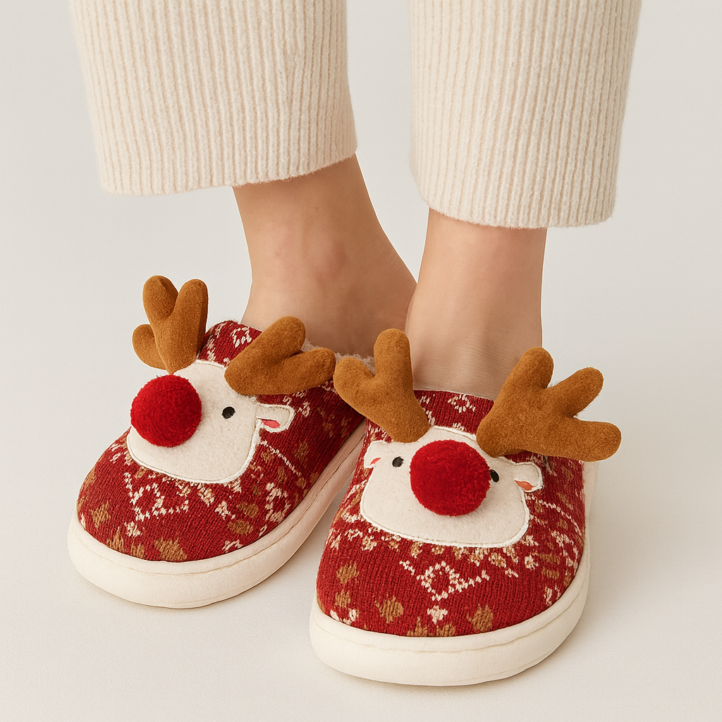 Nordora | Chaussons d'hiver avec motif de cerf