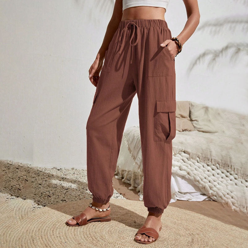 Brittany | Pantalon de jogging décontracté à cordon de serrage