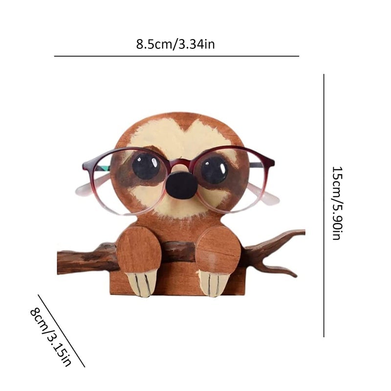 CritterHold Porte-lunettes en forme d'animaux - Rangement amusant et pratique