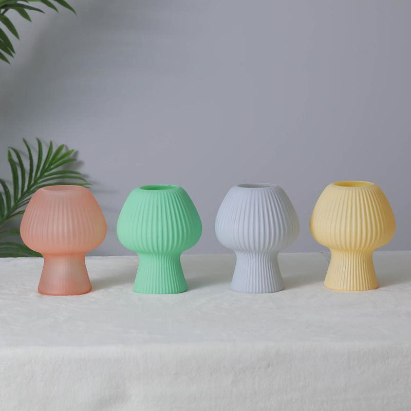 LumiMuse Lampe de Chevet en Verre Vintage – Éclairage de Chevet LED Réglable