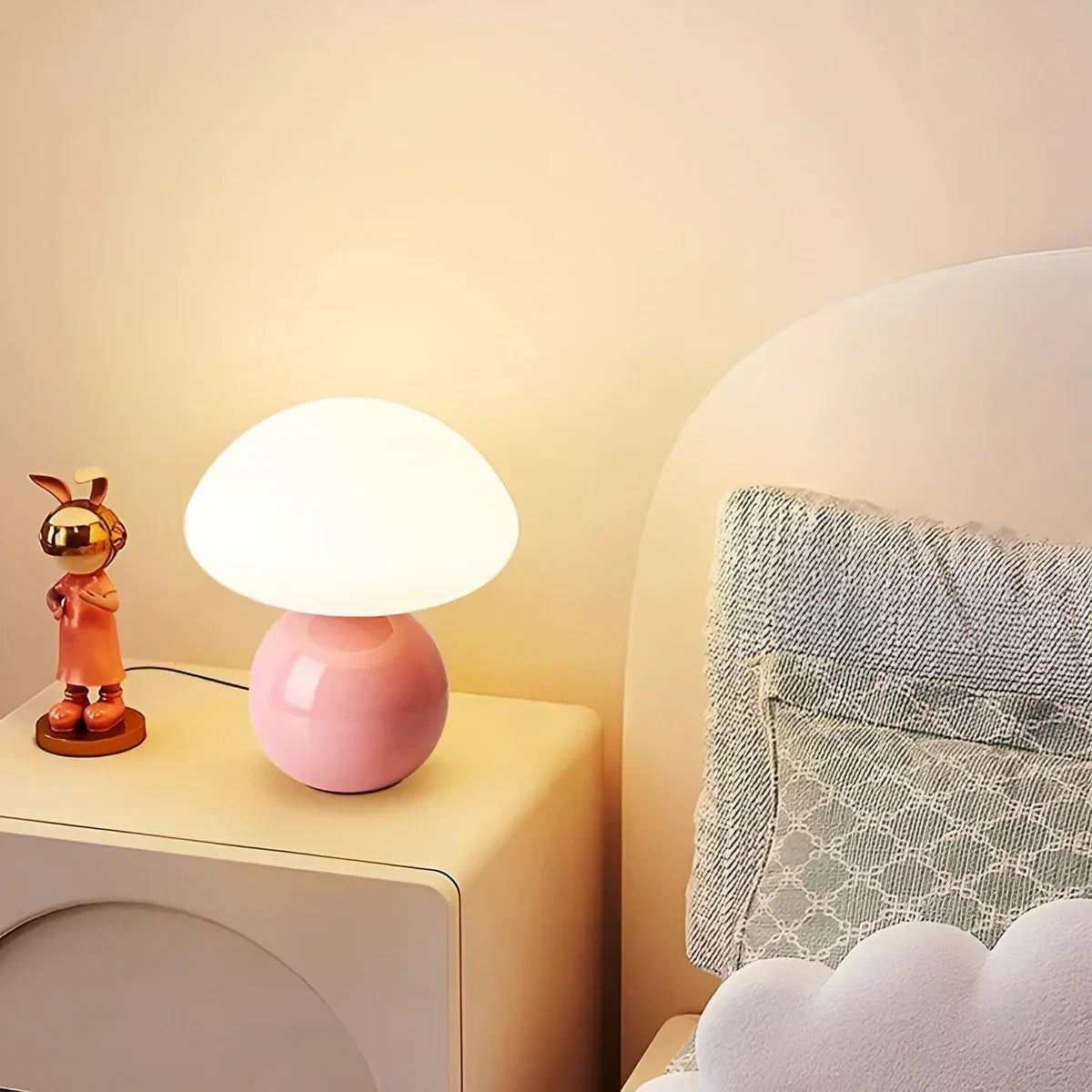 ShroomLuxe - Lampe de champignon confortable