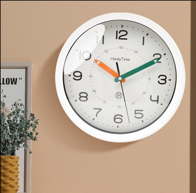 AquaMinimal – Horloge murale bleu-vert avec simplicité moderne