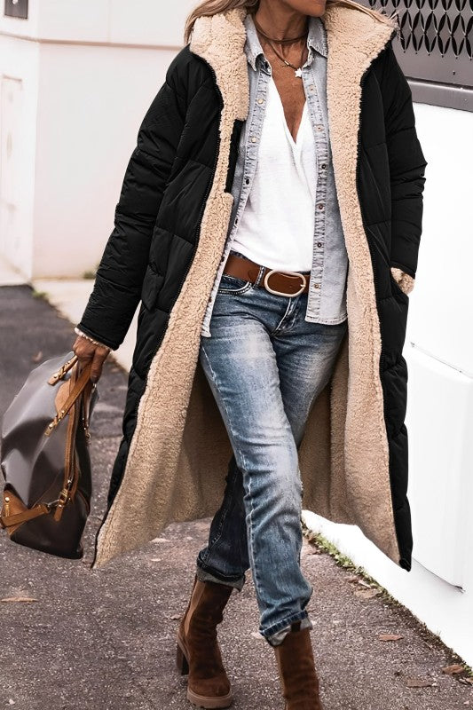 Veste longue d'hiver Luna pour femmes