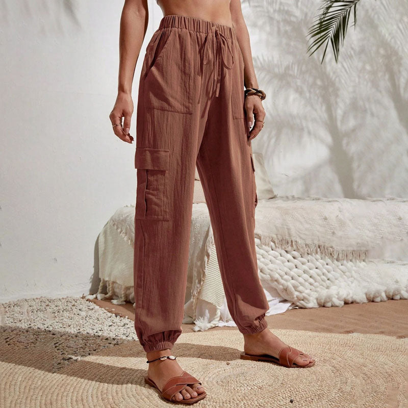 Brittany | Pantalon de jogging décontracté à cordon de serrage