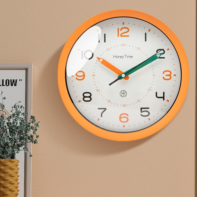 AquaMinimal – Horloge murale bleu-vert avec simplicité moderne
