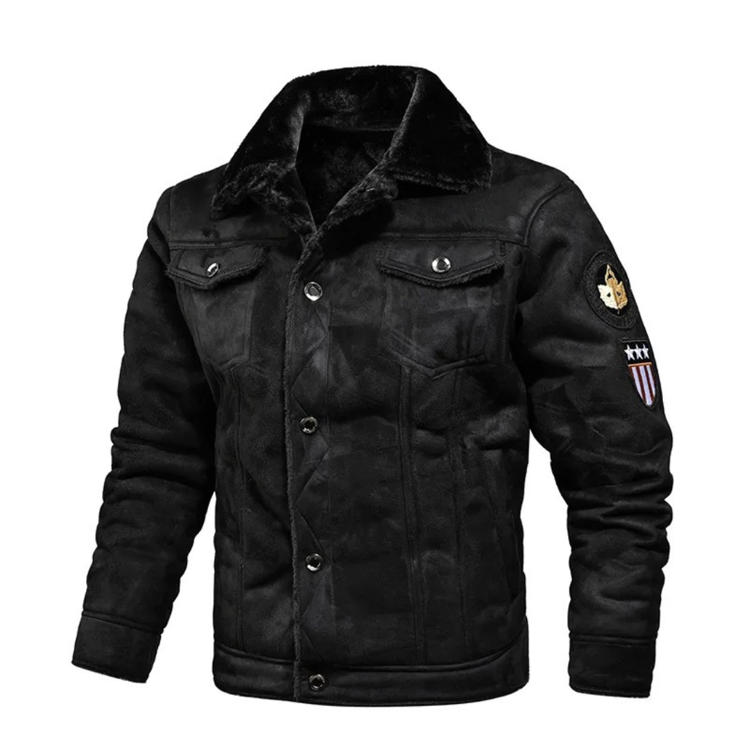 Logan - Veste en cuir végétalien pour une chaleur ultime