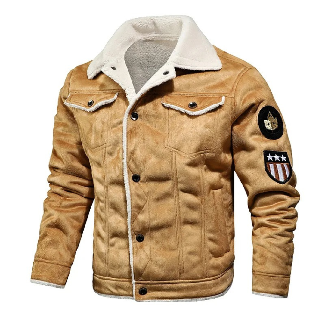 Logan - Veste en cuir végétalien pour une chaleur ultime