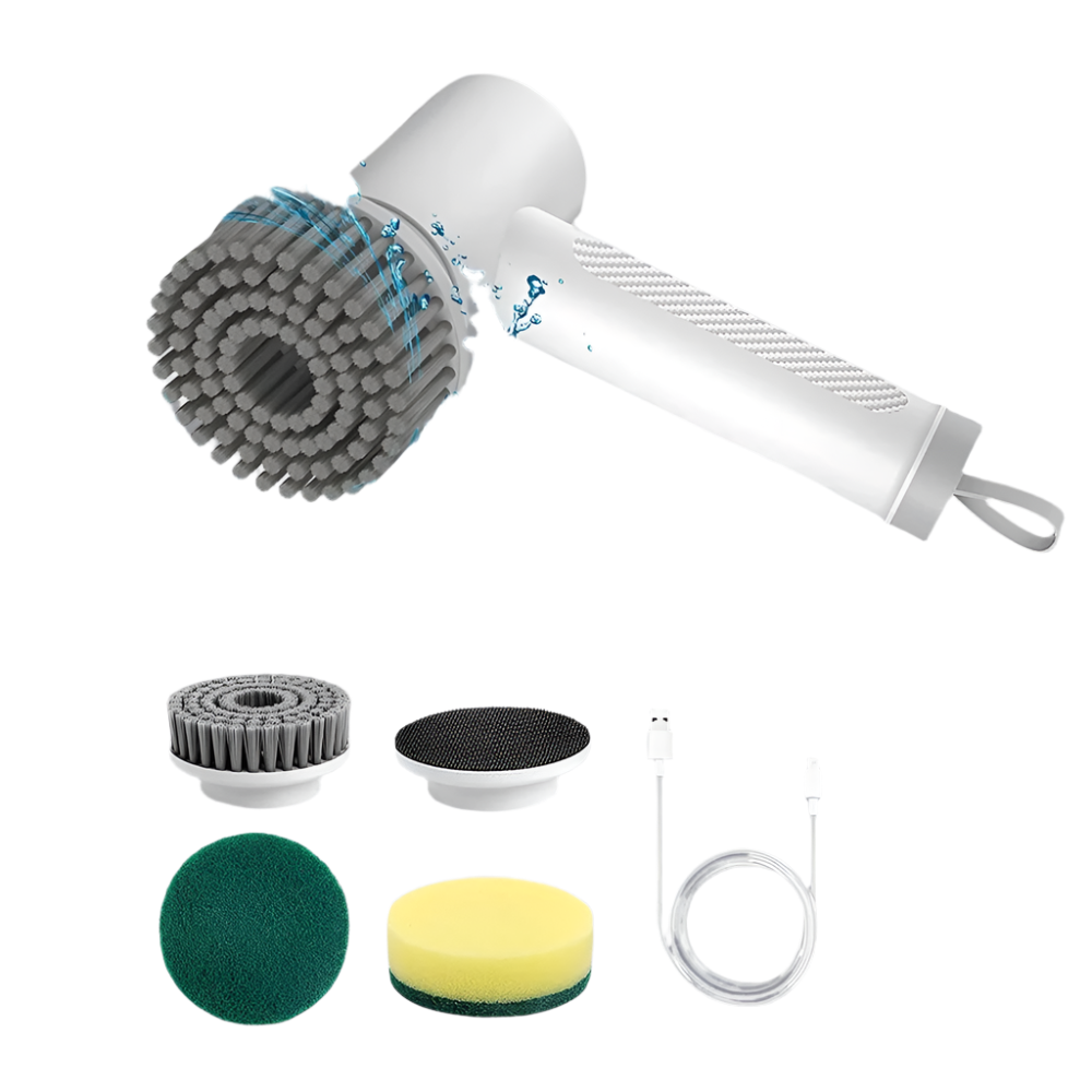 CleanForce – Brosse électrique de nettoyage professionnel pour cuisine et four